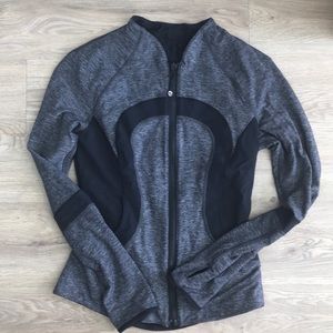 Lululemon Black and Gray Mesh Jacket